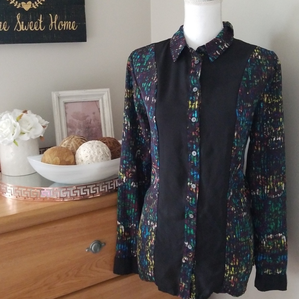 Derek Lam Nightshade Button Up - image 1